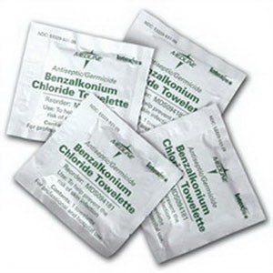 BX/100 - Medline® Industries Antiseptic and Cleansing Towelettes, 5" x 7" - Best Buy Medical Supplies