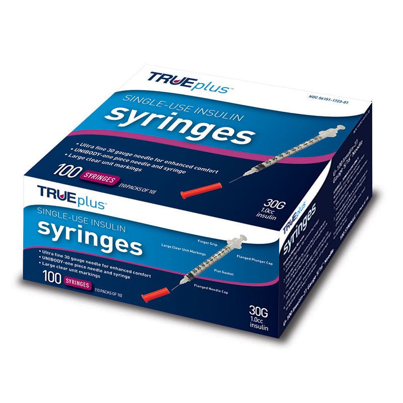 BX/100 - REPLACES EZ830165 Nipro TRUEplus&trade; Insulin Syringe 30G x 5/16" - Best Buy Medical Supplies