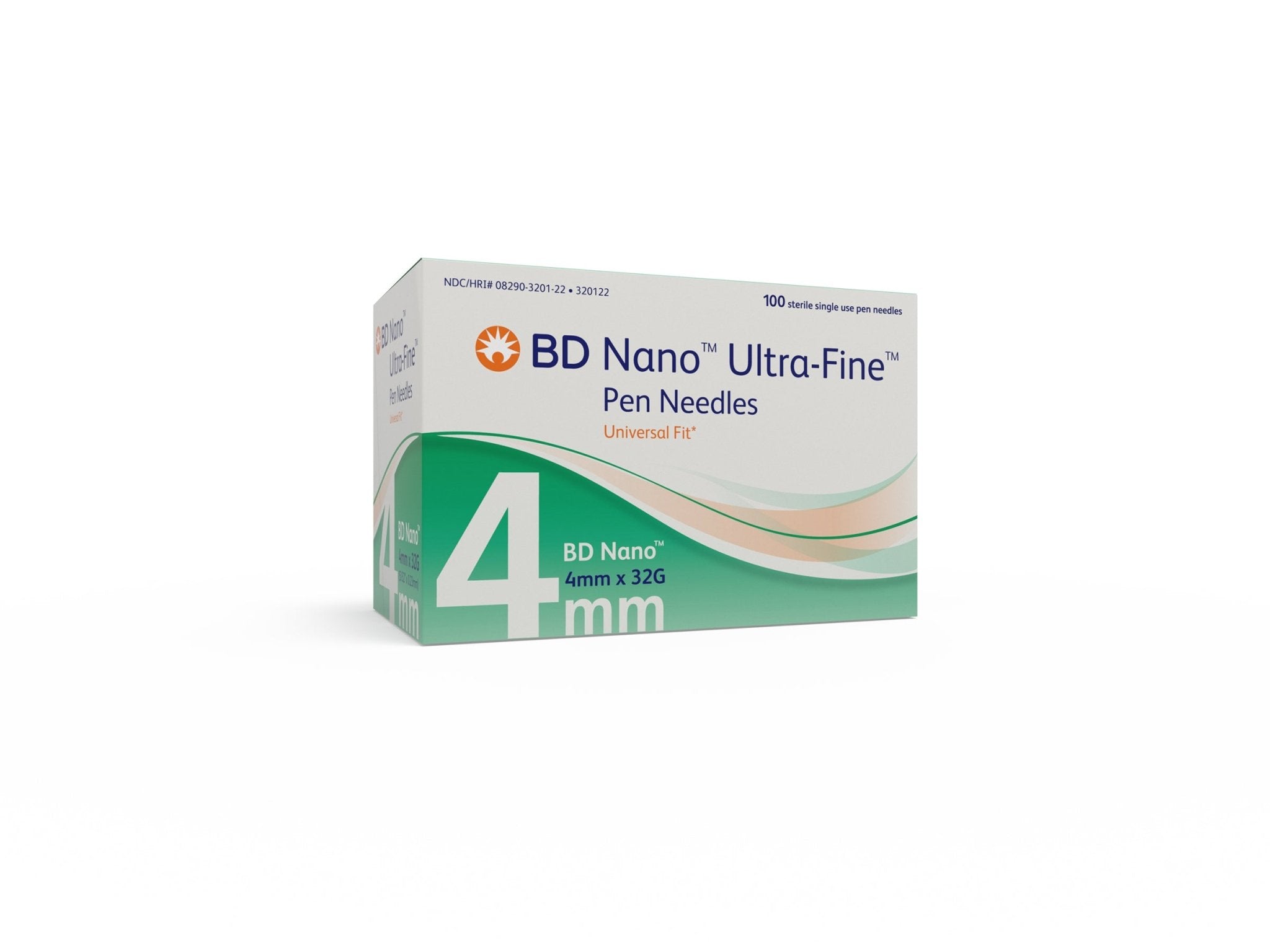 BX/100 - Ultra-Fine Nano Pen Needle 32G x 4 mm (100 count) - Best Buy Medical Supplies