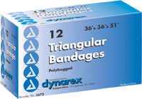 BX/12 - Dynarex Triangular Bandage 36" x 36" x 51" - Best Buy Medical Supplies