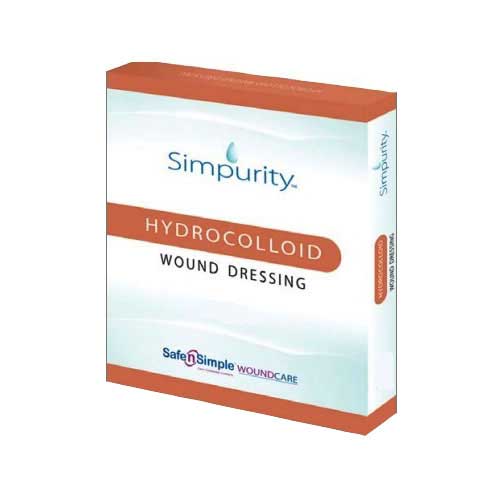 BX/12 - Safe N' Simple Simpurity™ Hydrocolloid Wound Dressing, 4" x 4" - Best Buy Medical Supplies
