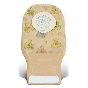 BX/15 - ConvaTec Little Ones® One-Piece Drainable Pouch with 5/16" to 2" Cut-to-Fit Stomahesive® Skin Barrier, One-Sided Comfort Panel and Tail Clip - Best Buy Medical Supplies