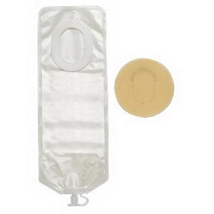 BX/15 - Hollister Pouchkins&trade; One-Piece Newborn Pouch with Up to 1-3/8" Cut-to-Fit Flat SoftFlex&reg; Skin Barrier, Soft Wire Closure, Ultra Clear - Best Buy Medical Supplies