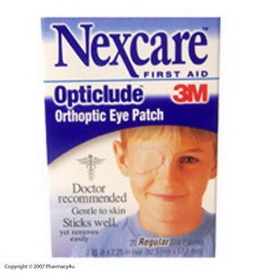 BX/20 - 3M Nexcare™ Opticlude™ Orthoptic Eye Patch Regular 3-1/4" x 2-1/4", Breathable, Latex-free - Best Buy Medical Supplies