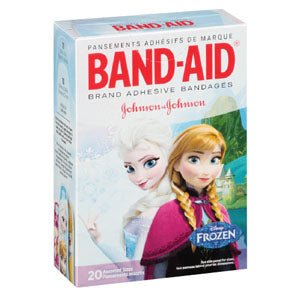 BX/20 - Band-Aid Decorative Disney Frozen Assorted 20 ct. - Best Buy Medical Supplies