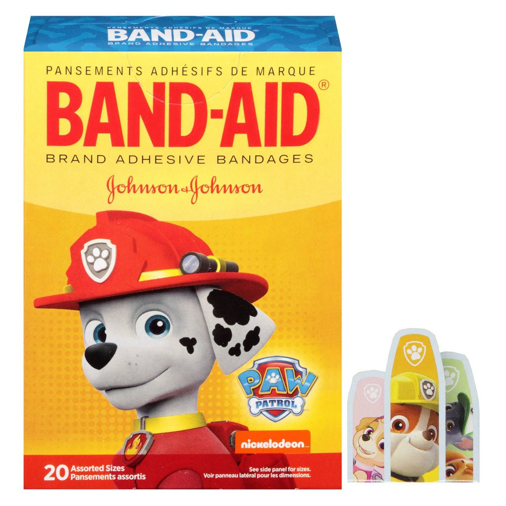 BX/20 - Band-Aid Decorative Paw Patrol Assorted 20 ct. - Best Buy Medical Supplies