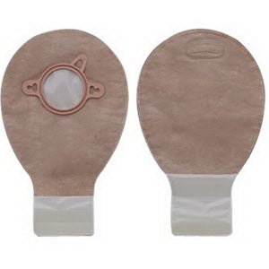 BX/20 - Hollister New Image® Two-Piece Drainable Mini Pouch, 1-3/4" Flange, Filter, 7" L, Integrated Closure, Beige - Best Buy Medical Supplies