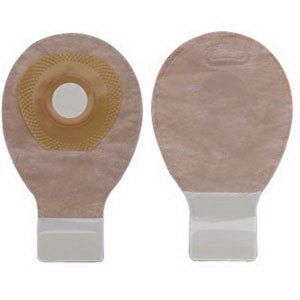 BX/20 - Hollister Premier™ One-Piece Drainable Mini Pouch 1" Pre-Cut Flat SoftFlex® Skin Barrier, Filter, Integrated Closure, Beige - Best Buy Medical Supplies