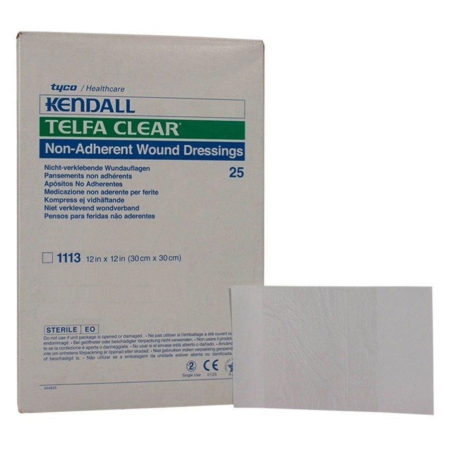 BX/25 - Kendall Telfa™ Non-Adherent Precut Wound Contact Layer Dressing, 12" x 12" Square, Clear - Best Buy Medical Supplies
