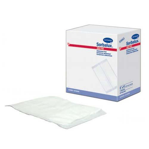 BX/25 - Sorbalux® ABD Abdominal Pad, Sterile, 5" x 9" - Best Buy Medical Supplies
