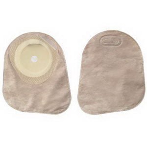 BX/30 - Hollister Premier™ One-Piece Closed Mini Pouch, 1-3/8" Pre-Cut Flat SoftFlex® Skin Barrier, Filter, Beige - Best Buy Medical Supplies