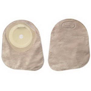 BX/30 - Hollister Premier™ One-Piece Closed Mini Pouch, 5/8" to 2-1/8" Cut-to-Fit Flat SoftFlex® Skin Barrier, Filter, Beige - Best Buy Medical Supplies