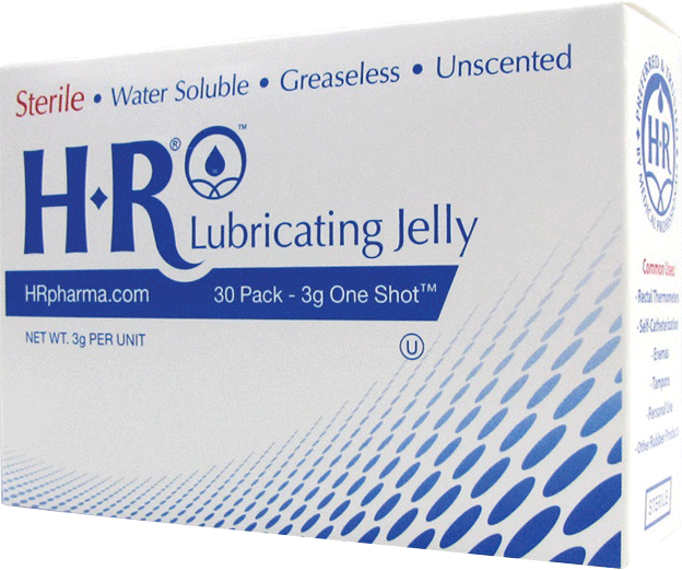 BX/30 - HR OneShot® Lubricating Jelly, CarePac, 3gm, Sterile - Best Buy Medical Supplies