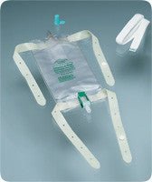 BX/4 - Bard Dispoz-A-Bag® Leg Bag with Flip-Flo™ Valve, Sterile, with Straps, Medium, 19 oz - Best Buy Medical Supplies