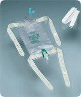 BX/4 - Bard Dispoz-A-Bag&reg; Leg Bag with Flip-Flo&trade; Valve, Sterile, with Straps, Medium, 19 oz - Best Buy Medical Supplies