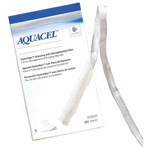 BX/5 - ConvaTec AQUACEL® Hydrofiber® Ribbon Dressing with Strengthening Fiber 2/5" x 18" - Best Buy Medical Supplies