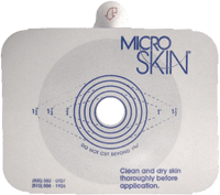 BX/5 - Cymed Two-Piece Cut-to-fit MicroSkin® Adhesive Plain Barrier 1-3/4" Stoma Opening, Transparent, Durable, Breathable, Waterproof - Best Buy Medical Supplies