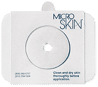 BX/5 - Cymed Two-Piece Pre-cut MicroSkin® Adhesive Barrier with 3mm Thin MicroDerm™ Washer 7/8" Stoma Opening, Transparent, Durable, Breathable, Waterproof - Best Buy Medical Supplies