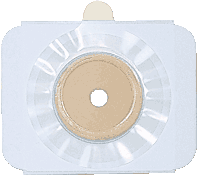 BX/5 - Cymed Two-Piece Pre-cut MicroSkin® Adhesive Barrier with 6mm Thick MicroDerm™ Plus Washer 1-1/8" Stoma Opening, Transparent, Durable, Breathable, Waterproof - Best Buy Medical Supplies