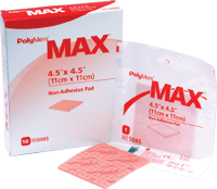 BX/5 - Ferris PolyMem MAX® Non-Adhesive Pad Dressing 8" x 8" - Best Buy Medical Supplies