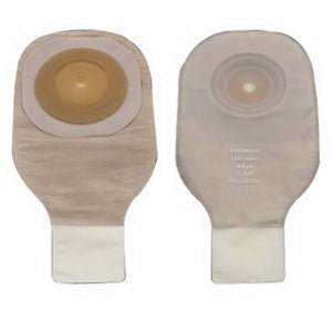 BX/5 - Hollister Premier™ One-Piece Drainable Pouch, Up to 1" Cut-to-Fit Convex Flextend® Skin Barrier, One-Sided ComfortWear, Clamp Closure, Transparent - Best Buy Medical Supplies