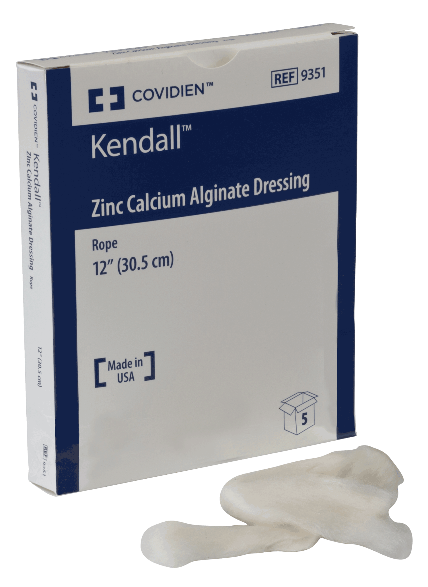 BX/5 - Kendall Curasorb™ Zinc Calcium Alginate Dressing, 12" Rope - Best Buy Medical Supplies