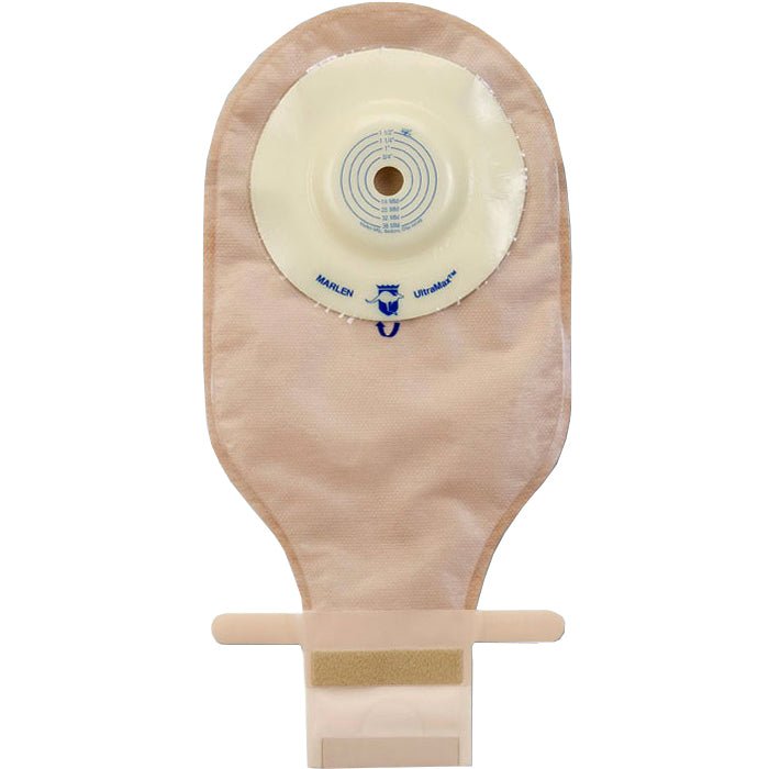 BX/5 - Marlen UltraMax™ Drainable Pouch, Flat, One-Piece, Cut-to-Fit Stoma, with Opaque Backing - Best Buy Medical Supplies