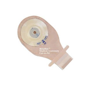 BX/5 - MiniMax Flat Pouch Cut-To-Fit 1/2" - 1-1/2" Transparent Backing with AquaTack Hydrocolloid Barrier and Kwick-Klose Fastener - Best Buy Medical Supplies