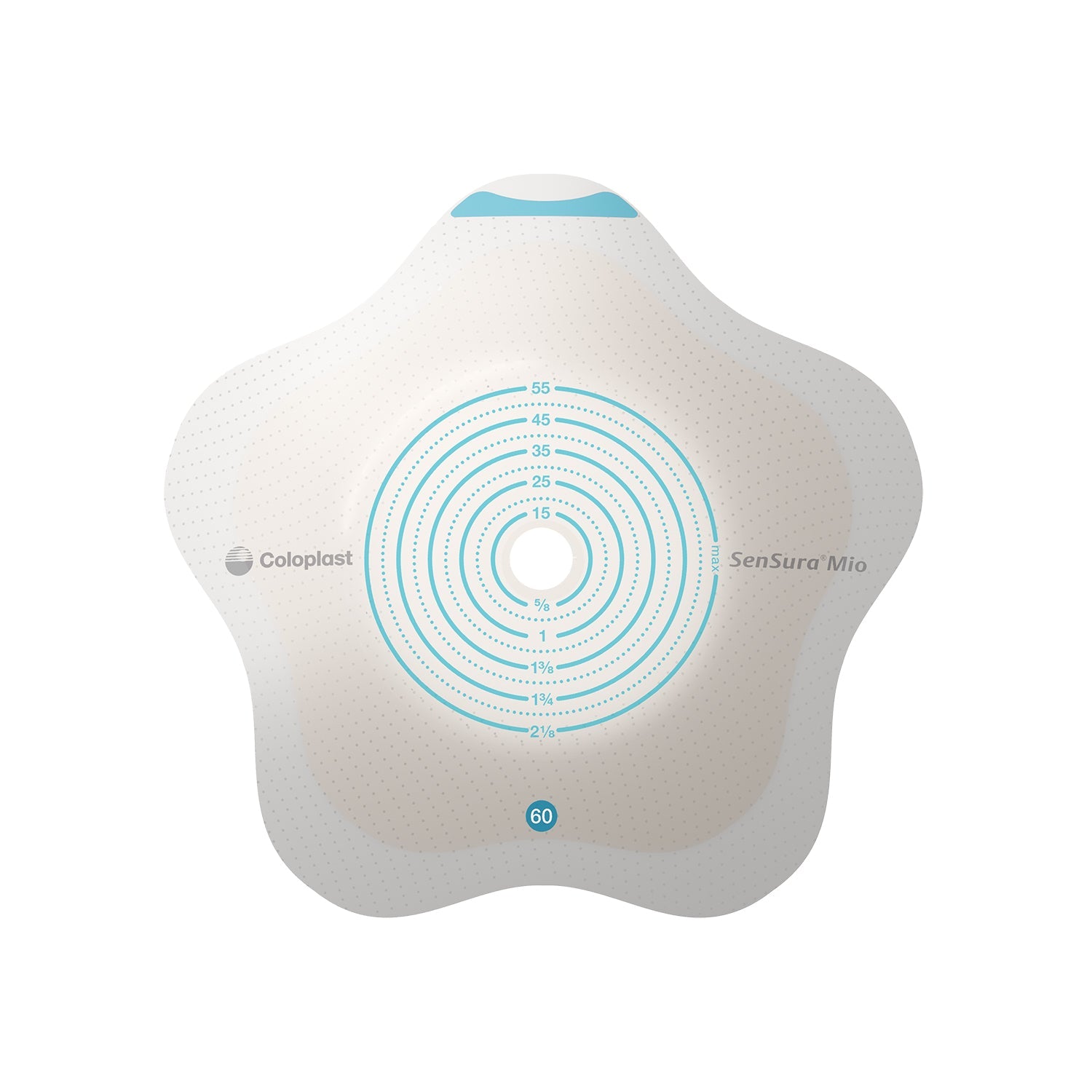 BX/5 Sensura Mio Click Convex Flip 2Piece Barrier, PreCut 19/16 ", Blue Best Buy Medical