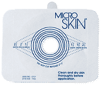 BX/5 - Two-piece Plain Microskin Barrier 4" x 5", Large, Upto 2-1/2" Stoma, Cut-to-fit - Best Buy Medical Supplies