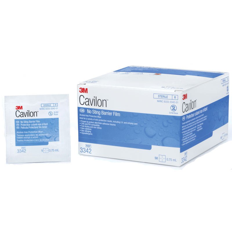 BX/50 - 3M Cavilon™ No Sting Barrier Film, 3/4mL Wipes, Alcohol-free - Best Buy Medical Supplies