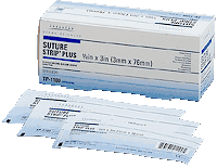 BX/50 - Derma Sciences Suture Strip® Plus Flexible Wound Closure Strips, 1/8" x 3" - Best Buy Medical Supplies