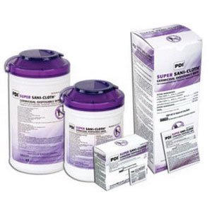 BX/50 - PDI Inc Super Sani-Cloth® Germicidal Disposable Wipe Packets Large 5" x 7-7/8", A Quaternary/High Alcohol Formula (55%), Tested Effective Against 26 Microorganisms - Best Buy Medical Supplies