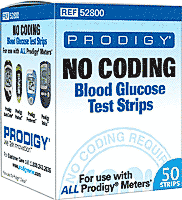 BX/50 - Prodigy No Coding Test Strip NFRS (50 count) - Best Buy Medical Supplies