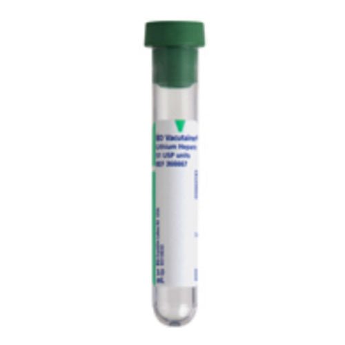 CA/1000 - BD Vacutainer® Heparin Tube, 75mm, 13mm OD, 3mL Draw Volume - Best Buy Medical Supplies