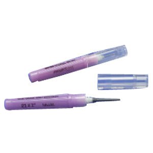 CA/1000 - Monoject™ Supra/Hone Thin Wall Blood Collection Needle with One-Piece Molded Valve 22G x 1" L Sterile, Blue - Best Buy Medical Supplies