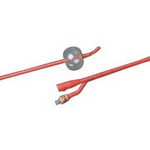 CA/12 - Bardex® Lubricath® Tiemann 2-Way Foley Catheter, Hydrogel Coated 14Fr 5cc Balloon Capacity - Best Buy Medical Supplies