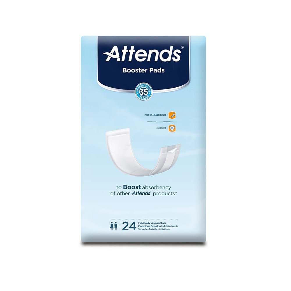 CA/192 - Attends® Booster Pads, 3.75” x 11.5” - Replaces 55BCPBOOST50 - Best Buy Medical Supplies