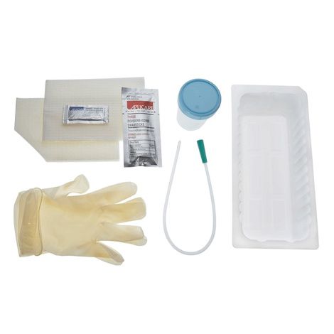 CA/20 - Amsino AMSure® Urethral Tray with 14Fr Vinyl Urethral Catheter, Sterile, Latex-free - Best Buy Medical Supplies