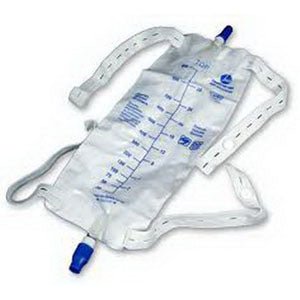 CA/20 - Amsino AMSure® Urinary Drainage Bag with Anti-reflux Flutter Valve 2000mL Diamond Shape Large, Sterile, Latex-free Straps - Best Buy Medical Supplies