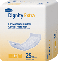 CA/250 - Dignity Extra Absorbent Pad for Light to Moderate Absorbency, 4" x 12" - Best Buy Medical Supplies