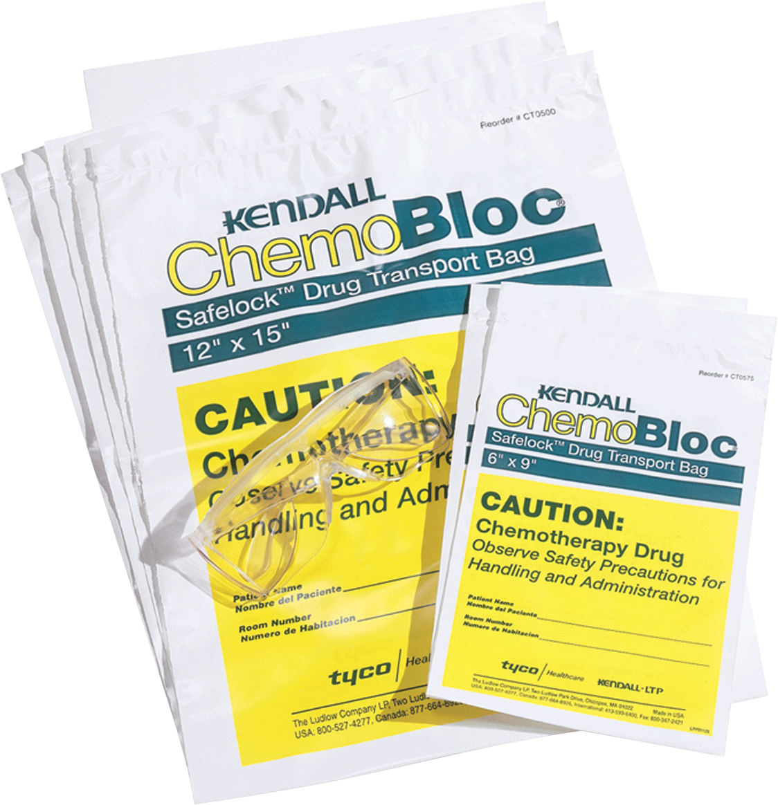 CA/250 - Kendall Safelock™ Chemo Transport Bag, 4mL Thick, Latex-Free, 12" x 15" - Best Buy Medical Supplies