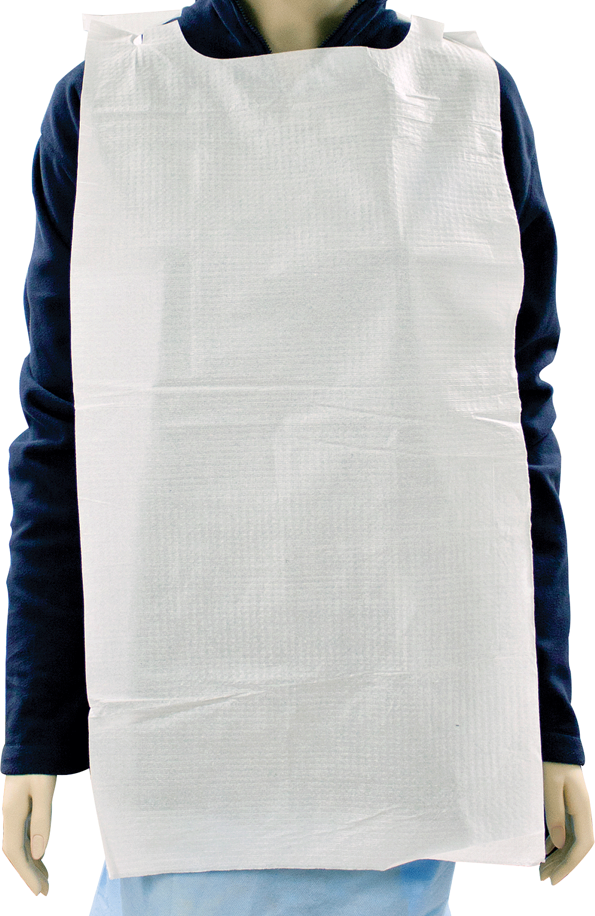 CA/300 - Dynarex Adult Lap Bibs with Slipover 16" x 33" 1-Ply Tissue/Poly Construction - Best Buy Medical Supplies