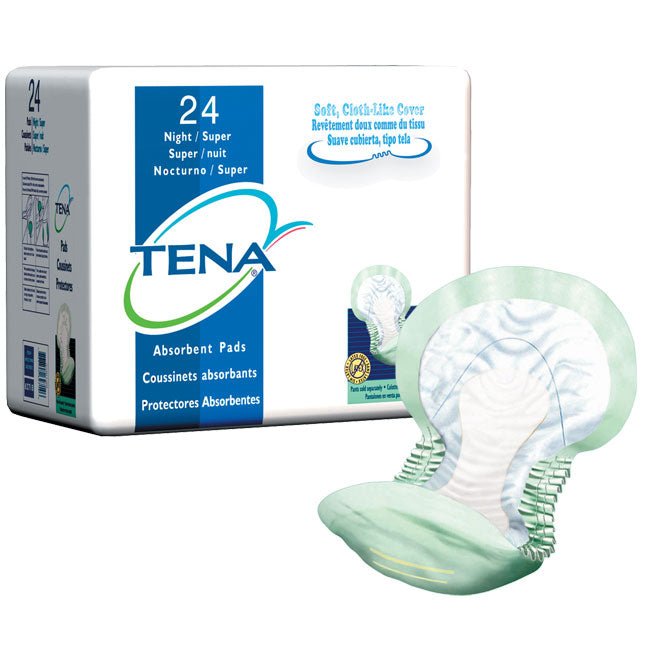 CA/48 - TENA&reg; Super Absorbency Night Pad, Green - Best Buy Medical Supplies