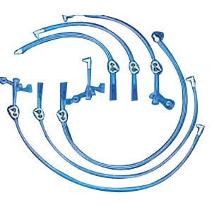 CA/5 - Kimberly Clark Mickey® Threaded Extension Set with Secur-Lok® Right-Angle Connector and Clamp 12" L - Best Buy Medical Supplies