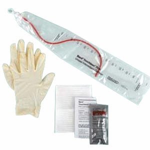 CA/50 - Bard Intermittent Catheter Kit 14Fr, Touchless® Plus, Red Rubber, Unisex, 1100cc Collection Chamber, PVI Swabs, Latex-free gloves, Underpad - Best Buy Medical Supplies