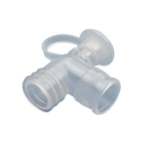 CA/50 - CareFusion AirLife™ Elbow Ventilator with Suction Port and Cap, 22mm I.D. x 22mm O.D. - Best Buy Medical Supplies