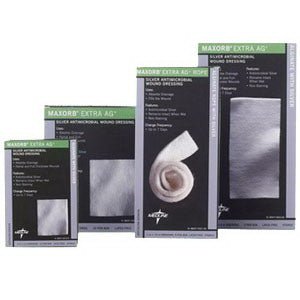 CA/50 - Medline Maxorb® Extra Ag Silver Alginate Sheet Dressing, 4" x 4-3/4" - Best Buy Medical Supplies