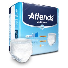 CA/56 - Attends® Extra Absorbency Protective Underwear, XL (58”- 68”, 210 - 250 lbs) - POSSIBLE SUBSTITUTE FOR ITEM # WH55690, 48AP0740100 - Best Buy Medical Supplies
