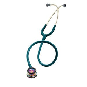 EA/1 - 3M Littmann® Classic II Pediatric Stethoscope 28" L, Rainbow Finish Chestpiece, Caribbean Blue Tube - Best Buy Medical Supplies